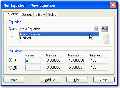 How to Plot and Solve an Equation